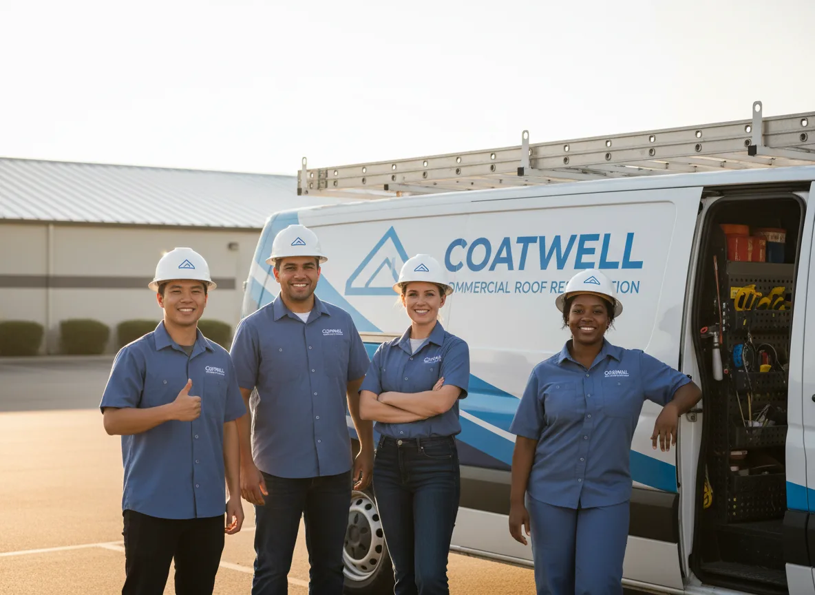 Commercial roof coating company in Alleman, IA